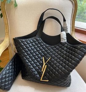 ICARE Maxi Designer Femmes Tapés sacs Sacs de haute qualité en cuir authentique grand sac à main