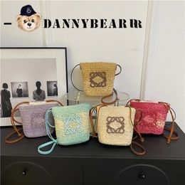 ICare Maxi Tote Bag Designer Tas Dames Luxe handtas Raffia's Handbeklaagde strozak Hoogwaardige strandzak Grote capaciteit Takken boodschappentas Schouder