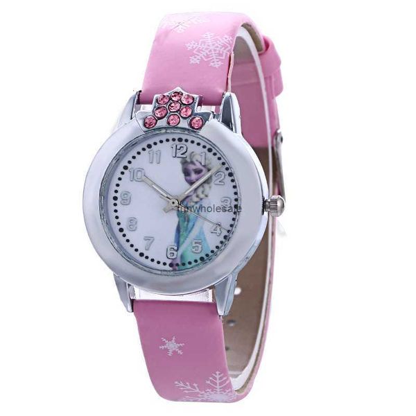 Ice and Snow Qiyuan Cartoon Fashion Womens Watch Watch Student Trend Digital Belt Quartz Watch