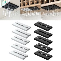 Seaux à glace et refroidisseurs 15 PC porte-verre à vin gobelet suspendu support sans poinçon étagère de rangement pour verres à pied organisateur de stockage de cuisine à domicile accessoires de bar 230829