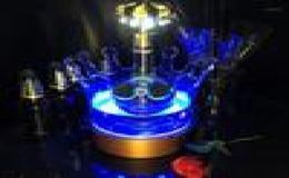 IJsemmers en koelers LED -emmer Beschikbare kleur veranderen Wijnkoeler Crown Champagne Holder drinkt bierrek BarweddingHome 2605102