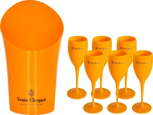 Seaux à glace flûtes à Champagne fête tasses en plastique vin bière refroidisseur Cocktail tasse blanc armoire acrylique Champagnes seau