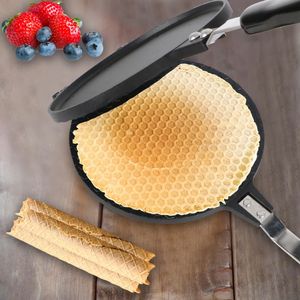 Ijsje Maker Bakvormen Anti-aanbak Omelet Schimmel Wafels voor De Bakpan Cake Loempia y240318