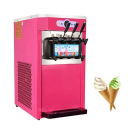 Máquina automática comercial para hacer helados, máquina para hacer helados de cono dulce
