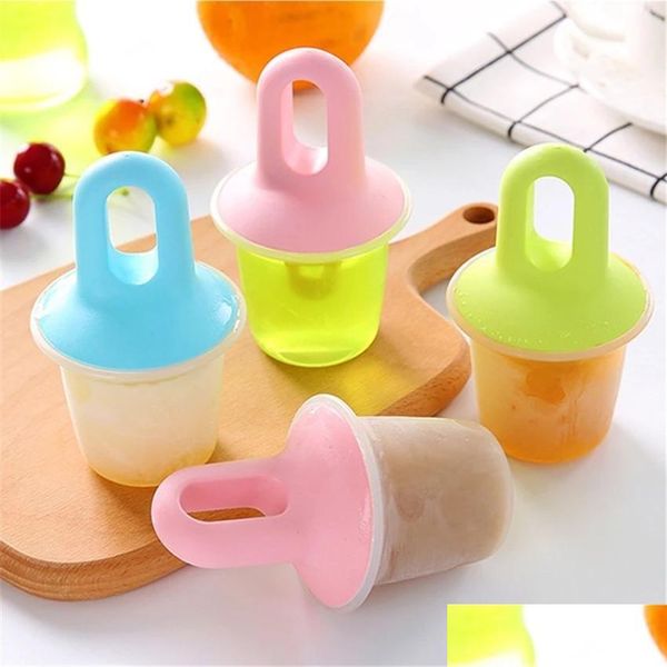 Herramientas de helado 1pc Mod Creative DIY Maker Cajas de paletas Moldes Hechos a mano Reutilizables Ices Sticks Mods para la cocina Entrega de la gota Home Gard Otrsg