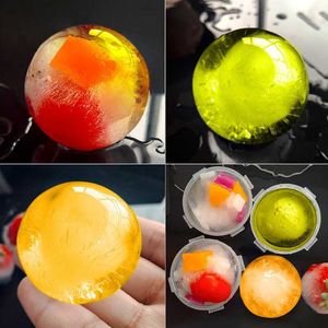 IJsgereedschap 6 cm Big Size Ball Ice Molds Sphere Round Ball Ice Cube Makers Home and Bar Party Kitchen Whisky Cocktail Diy Ice Cream Molds Z0308