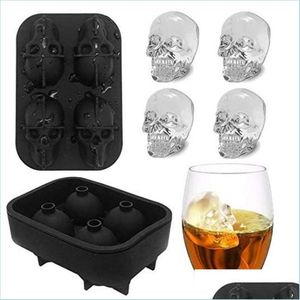 Ice Cream Tools Cube Maker Diy Creative Silica Gel Gun Skl Formed Tray Mold Home Party Cool Whisky Wine Ice Cream Bar Tool 220610 Dr Dhdai