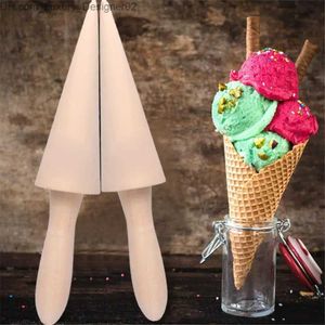 IJsgereedschap Eier Roll Ice Cream Roll Egg Gebakken Ei -schimmel Ice Cream Kegel Bakvak voor Wafel Baking Gereedschap Q240425