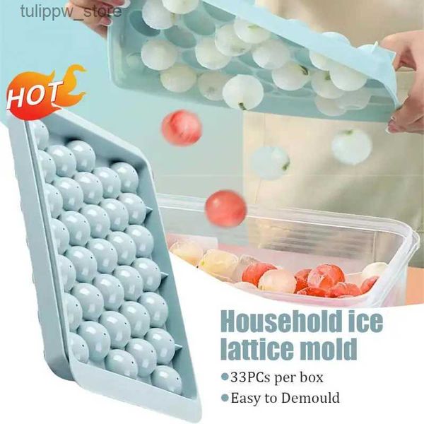 Herramientas de helado Ice Boll Hockey Molde Whisky Ball Popsicle Bandeja de hielo Lollipop Hacer regalos Herramientas de cocina Accesorios Caja de hielo L240319