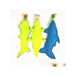 Outils de crème glacée Manchon de crème glacée pour la forme de requin environnemental Porte-popsicle de couleur pure Porte-pop en néoprène Livraison directe Accueil Gard Dhos4