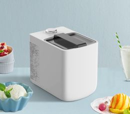 Máquina de herramientas para helado con temporizador de Cuenta atrás para hacer sorbete de fruta, máquina eléctrica para servir helado de yogur helado suave