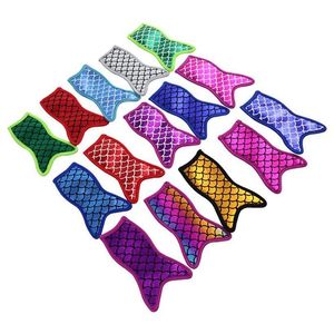 Outils de crème glacée Porte-crème glacée en néoprène étanche Zer Pop Er Laser Mermaid Tail Scales Popsicle Holder Outils de cuisine Accessoire Dro Dhbnw