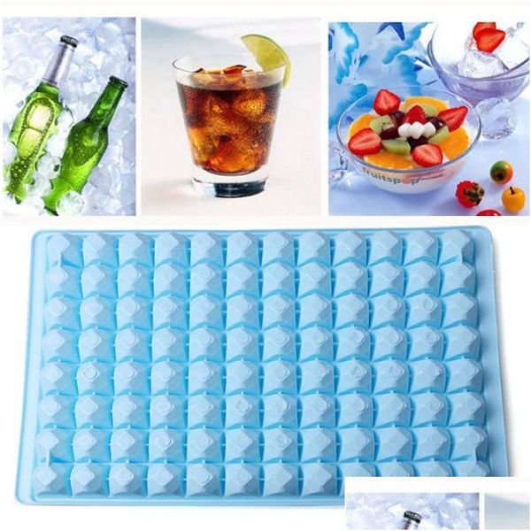 Herramientas de helado Pp Cube Tray Mods 96 Grids Molde cuadrado reutilizable Summer Ze Maker Kitchen Bar Diy Drink Accesorio Vt1527 Drop Delivery Dh7Xc