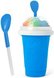 IJs Gereedschap Snel bevroren Smoothies Duurzaam Slush 350ml Maker Squeeze Quick Cooling Cup Milkshake Fles Smoothie 230224