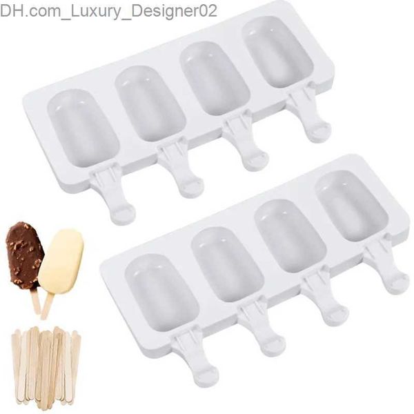 Outils de crème glacée Silicone Moule de crème glacée Diy Chocolate Dessert Glace Stick Moule de moule Baïau de glace Fabricants Homemade Tools Homemade Summer Party Supplies Q240425