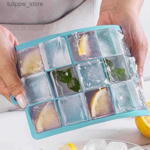 Ijs Gereedschap squareIce Lade Plastic Ice Ball Maker Mold 15/24 Holte Mini squareIce Ijsblokjesbakje L240319