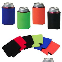 Herramientas para helados Venta al por mayor Herramientas para helados 330Ml Cerveza Cola Bebida Latas Titulares Bolsa Mangas de hielo Zer Pop Titular Koozies 12 Color D Dhgarden Dhs4U