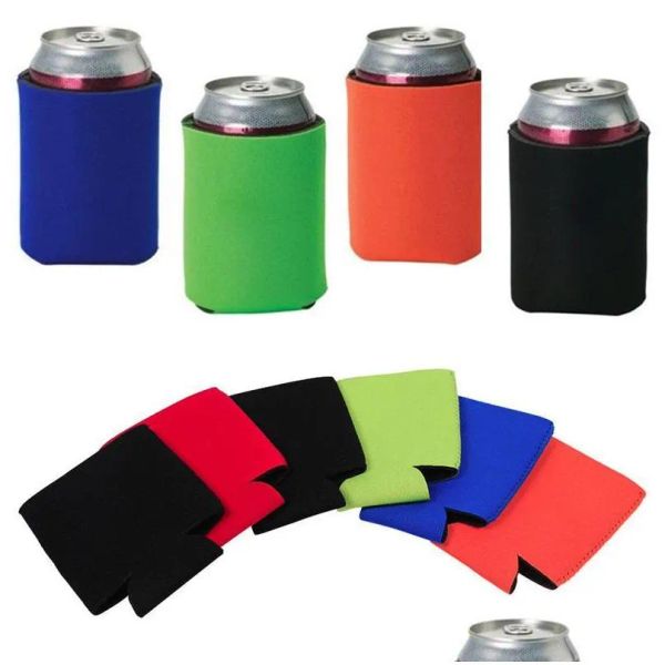 Outils de crème glacée en gros outils de glace 330 ml de bière de bière de boisson boîte de boîte de canne à pote de glace Zer Solder Pop Koozies 12 Couleur D Dhgarden 2024429