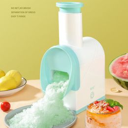 Ice Crushers Shavers Mini Wireless Crusher en Shaved Machine Oplaadbare Smoothie Slushie Maker Homemade Slush Snow Breaker 230222