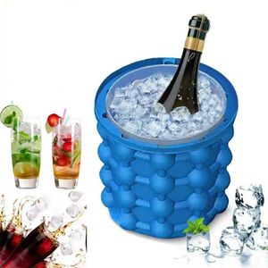 Ice Cube Moule Silicone Maker Plateau Portable Backet Vin Boire Whisky Freeze Feed Bier Armort Kitchet Tools 240428