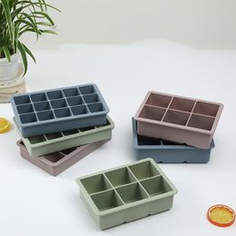 Siliconas de la bandeja de cubos de hielo Formas de molde de fabricante de bricolaje fácil de liberación para moldes de glacon Molde 220509