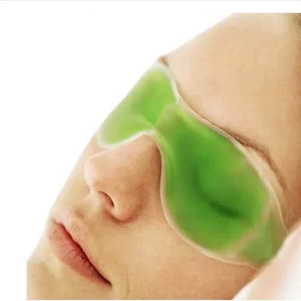 Couverture de flèche à glace Masque à l'œil de sommeil froid Compress Gel Eye Fatigue Relatement relaxation Retirer les outils de soins du bouclier oculaire du cercle foncé
