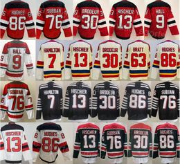 Hockey sur glace Reverse Retro 30 Martin Brodeur Jersey Man 13 Nico Hischier 76 PK Subban 7 Dougie Hamilton 86 Jack Hughes 9 Taylor Hall Stadium Series Alternate Black Sale