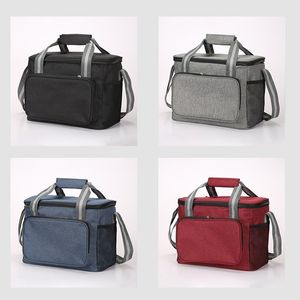 Bolsas de hielo / Bolsas isotérmicas 15L Bolsa de almuerzo térmica aislada portátil Bolsa de almuerzo resistente al agua Tote duradero para picnic Cena al aire libre Camping Caja de contenedores de alimentos 230718