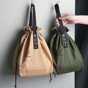 Ice Packs Isothermic Bags Canvas Lunch Bag Bento Box Handbag Outdoor Portable Picnic Dinner Container School Fresh Keeping Food Storage Tote Accessories 230628