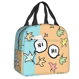 IJspakketten/isotherme tassen Custom HearStopper Hallo Lunch Bag Men Vrouwen Koeler Warm geïsoleerde lunchbox voor kinderen School Thermal Bags Lunchbag J230425