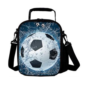 Packs de glace Sacs isothermes Boîtes à lunch pour enfants Mise à niveau Sac de football isolé Étanche Réutilisable Portable Pack de repas Garçons Fille 230830