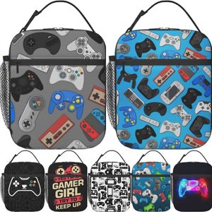 Ice PackSisothermic Bags Video Game Controller Lunchbox Kids jongens Girls geïsoleerde tas voor vrouwen mannen thermische bento doos volwassen 230223