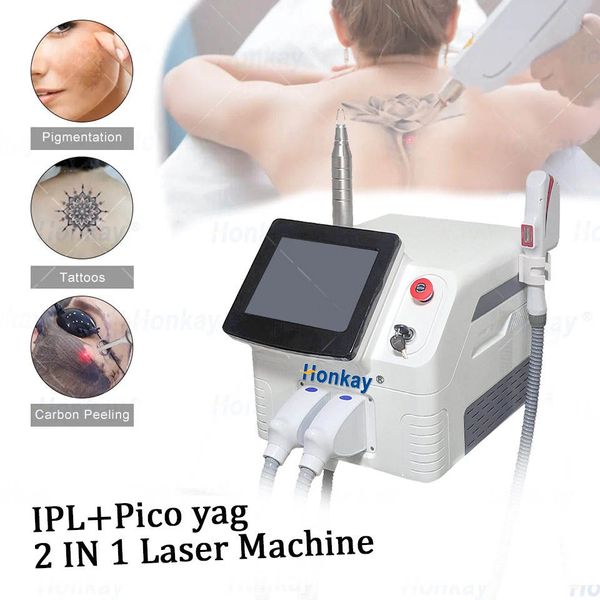 Ice Platinum 808 Épilation au laser à diode Nd Yag Pico Laser Détatouage 1064nm 532nm 1320nm Laser Carbon Peel Rajeunissement de la peau de poupée noire avec tête de refroidissement