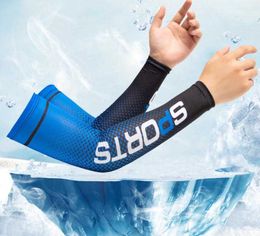 IJs Zijde Stof Hardlopen Wandelen Kamperen Armwarmers Basketbal Glof Sleeve Hardlooparmen Sleeves Fietsen Jagen Beschermende zomersport Veiligheidsuitrusting