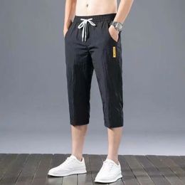 Shorts de soie de glace culotte d'été pantalon mince mode masculin koera bermuda bornes