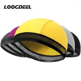 Chapeau de sport en soie de glace Cool bandana doux pour la peau maille respirante crème solaire course en plein air cyclisme chapeaux casquettes masques