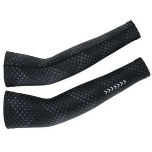 Ice Silk Summer Compression Arm Set Bicycle Volleybal Running Basketball Bicycle Sports UV Beschermende cover voor mannen 240514