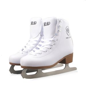 Patins à glace 1 paire hiver chaussures de patinage artistique lame PVC épaissir chaud doux sûr étanche pour débutants hommes femmes enfants Patines 230706