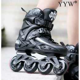 Schaatsen 35-44 inline roller outdoor sport professionele sneakers rollers verstelbare wielen volwassen tracer speed skate schoenen 4 rodas l221014