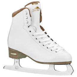 Patins à glace Figur wanita sepatu roda es tahan lama 8 ukuran dengan pisau baja karat lapisan mewah 231012