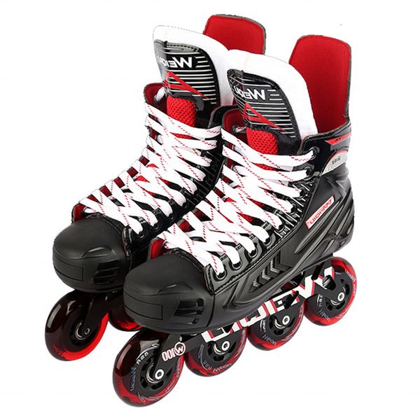 Patins à glace Figure patins à glace blackCarbon Fiber Quad Roller Skate Chaussures Prix patin agressif 230717