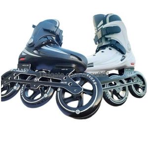 Skates de glace en ligne des roues de patinage 125 mm chaussures de patinage de patins de patinage slalom professionnel slalom débutant hommes baskets l221014 drop délivre dh1o3