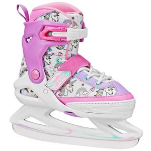 Patins à glace MEIZHI Licorne réglable pour fille Taille M 14 Doublure tissée chaude 230706