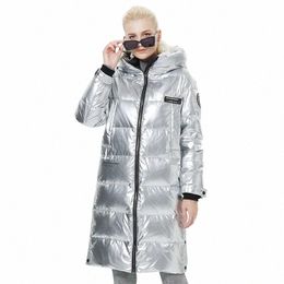 Icebear 2023 Invierno Nueva chaqueta alargada Fiable Cálido Abrigo de mujer Casual Slim LG Brand Ladies Parkas GWY22527D h3Og #