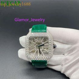Icecap Jewelry Moisanite Fashion Man Iced Out Mécanical Factory Sale Bling Watchvvs