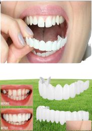 helado Grillz Joyería del cuerpo Joyería Superior Inferior Dentadura cosmética Parrillas de polietileno Diente falso Er Simation Blanqueamiento dental Dental5130325