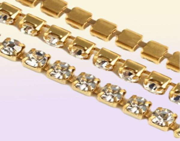Cadenas de tenis heladas Collares para hombres de 1 fila Gold Silver Fashion Luxury Diamond Diamond Diñonero Bling Hip Hop Jewelry for Women Gift4431175