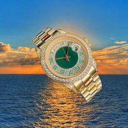 Iced Out horloge Herenhorloge Diamanten horloges Mossanite Horloges Goede kwaliteit horloges 2813 Horloges met automatisch uurwerk Montres De Luxe Orologio Di Lusso