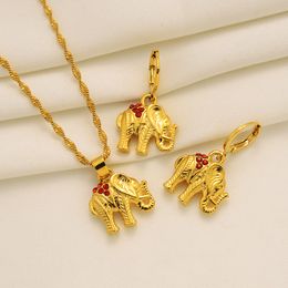 Iced out zirkoon olifant hanger dier geluk ketting sieraden goud kleur bling cz hiphop hanger trendy charme