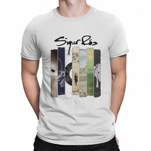 Islande's Post Rock Band plus récent t-shirt pour hommes Sigur Ros - discographie col rond t-shirt de base cadeaux d'anniversaire distinctifs I3BG #